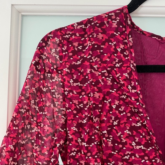 Mini flower print dress - Picture 4 of 6